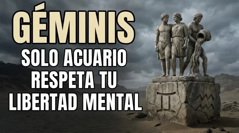 Géminis Acuario entiende tu locura sin juzgarte ni un poco