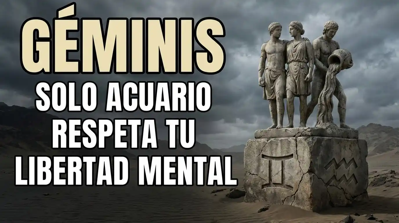 Géminis Acuario entiende tu locura sin juzgarte ni un poco