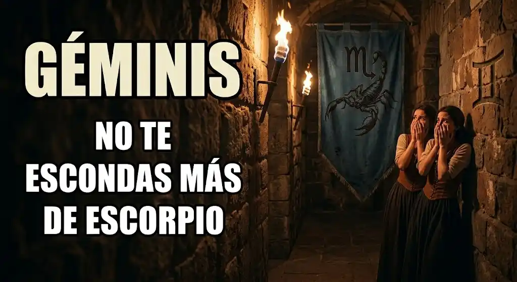 Géminis Escorpio ve a través de tus máscaras y eso te aterra